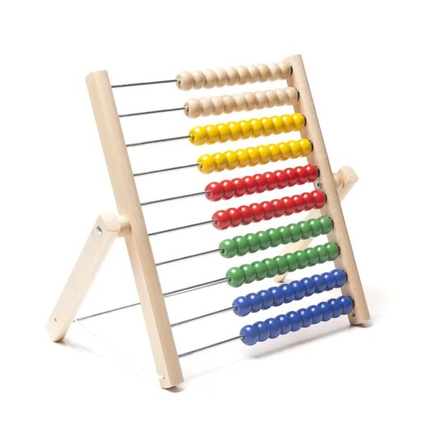 Abacus med många pärlor — Stockfoto