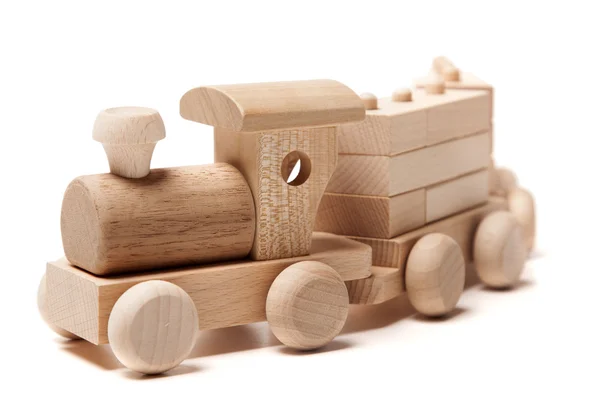 Wooden train — Stock Photo, Image