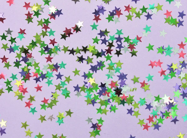 Fundo Festivo Com Estrelas Brilhantes — Fotografia de Stock