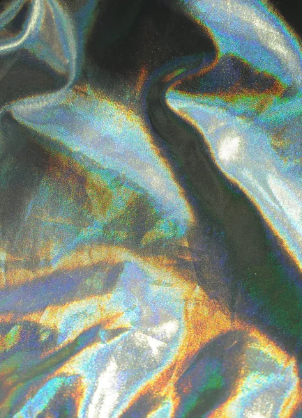 Textur Des Silbernen Holographischen Materials — Stockfoto