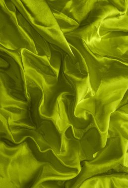 Pürüzsüz yeşil zarif saten arkaplan