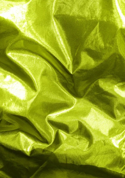 Limão Liso Verde Elegante Fundo Cetim — Fotografia de Stock