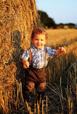 sevimli çocuk açık