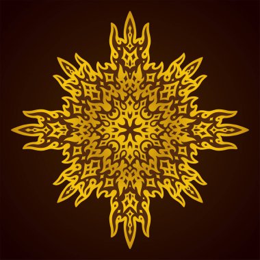 Mor arka planda parlak altın soyut desenli güzel renkli çizimler