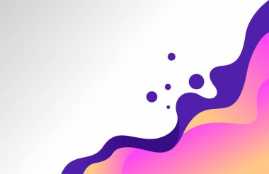 Moda eğilimli sıvı soyut modern şablon arka planı