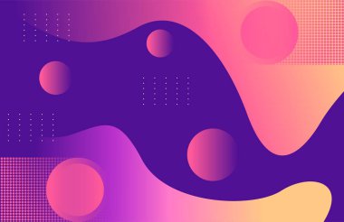 gradyan sıvı soyut modern şablon arkaplanı