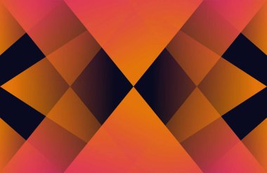 Soyut Gradyan Origami Dikdörtgen Arkaplanı