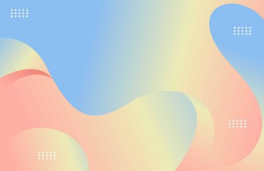 Gradyan Pürüzsüz Renk Sıvı Şekil Arkaplanı