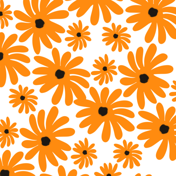 Cheerful Orange Daisy Flower Arrangement