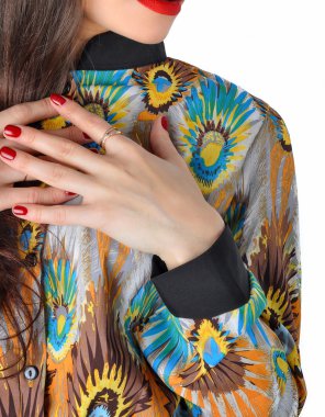 Kadın kıyafetleri parçası.