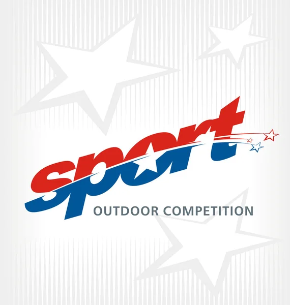 Vecteur de logo sport — Image vectorielle