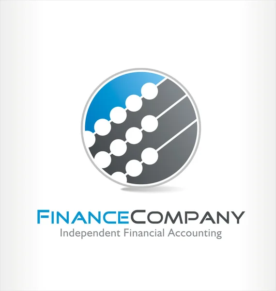 Logotipo contable Ilustración de stock