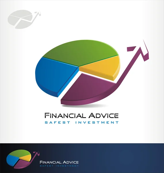 Pénzügyi tanácsadó — Stock Vector