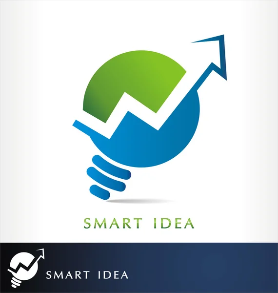 Smart finansiering-logotypen vektor — Stock vektor