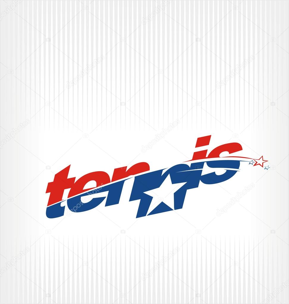 Tennis logo vector, tennis image symbol