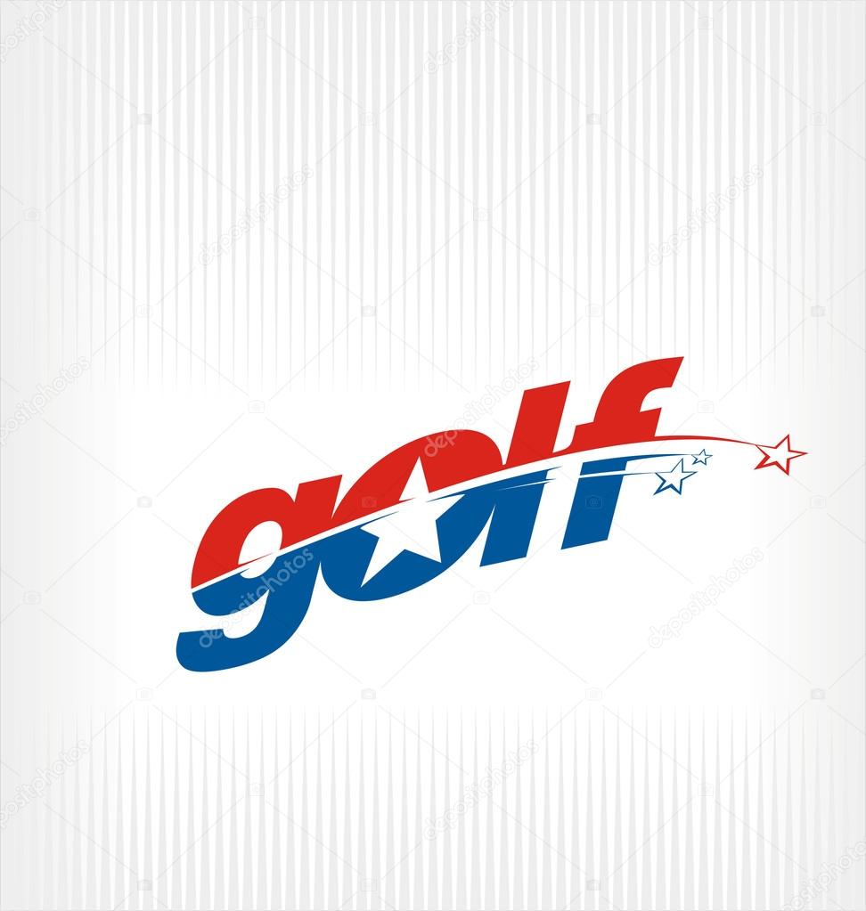 Golf logo vector, golf image symbol