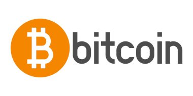 Bitcoin Ödeme Sanatsal Harf Sembol Kavramı. Kripto para birimi logosu. Vektör Resimleri İzole Edildi 