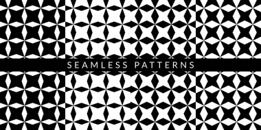 Soyut Siyah ve Beyaz Geometrik Arkaplan Örnekleri Ayarları