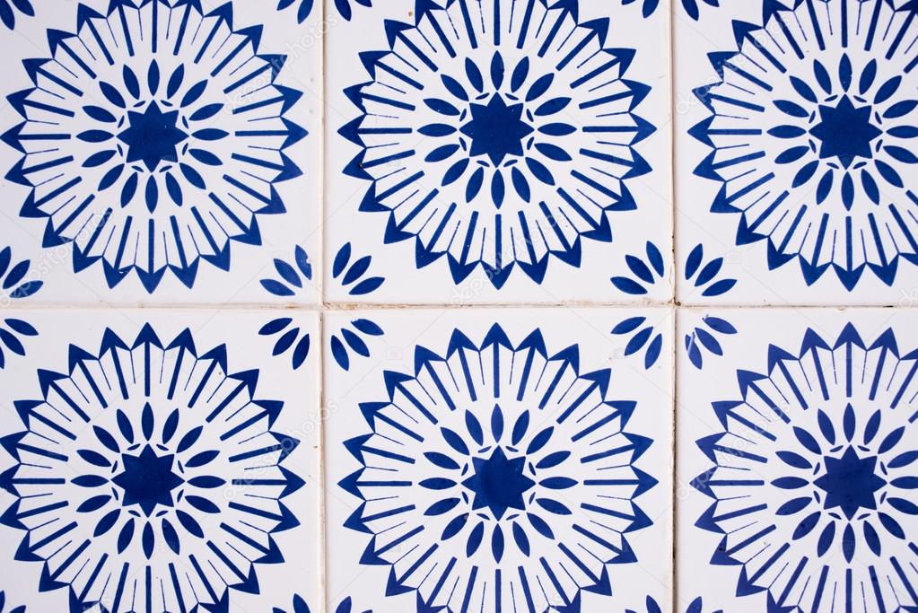 blue ceramic tiles in Portugal