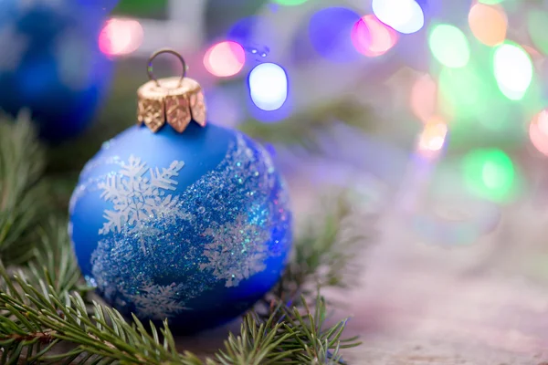Bolas de adorno de Navidad, decoración de abeto — Foto de Stock