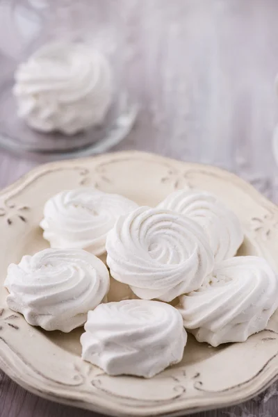 Marshmallow di mele bianche, zephyr per San Valentino — Foto Stock