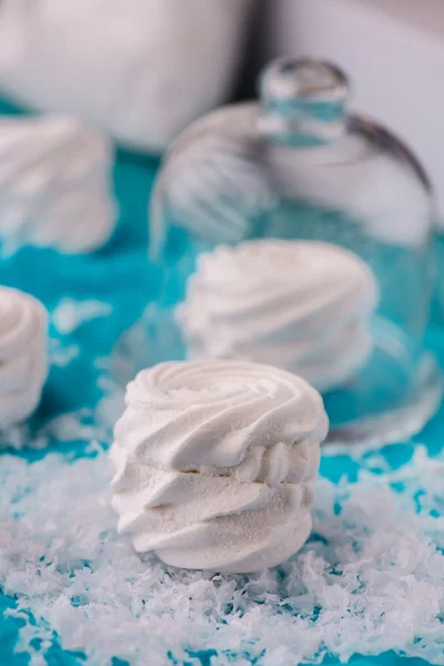 Marshmallows de maçã branca, zephyr caseiro — Fotografia de Stock