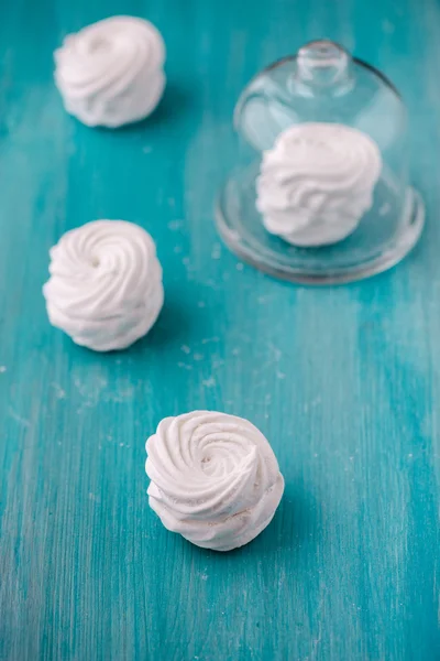 White apple marshmallows, zephyr homemade — Stock Photo, Image