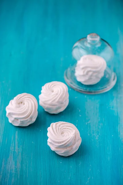 Marshmallow di mele bianche, zephyr fatti in casa — Foto Stock