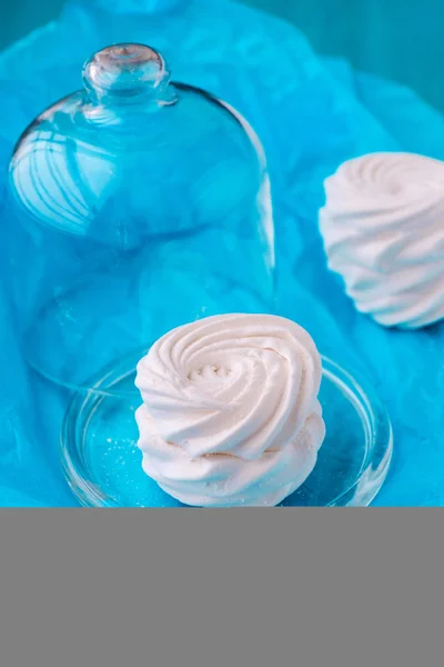Marshmallow di mele bianche, zephyr fatti in casa — Foto Stock