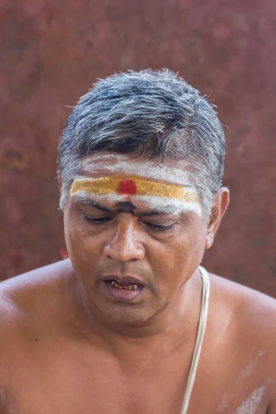 Amma Mandapam guru yüzüne closeup. — Stok fotoğraf