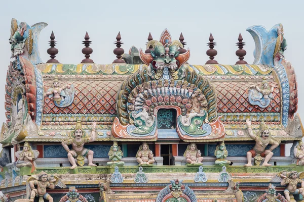 Closeup of Vimanam at Shirangam Temple. — Stock Photo, Image