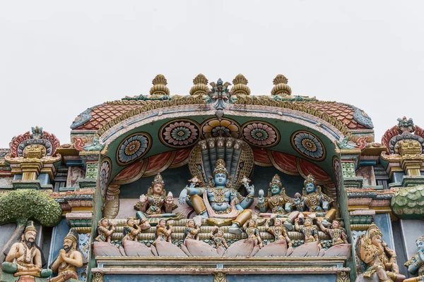 Višnu harém socha skupina v Shirangam chrámu. — Stock fotografie