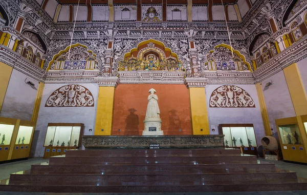 Salão Durbar no Palácio de Thanjavur . — Fotografia de Stock