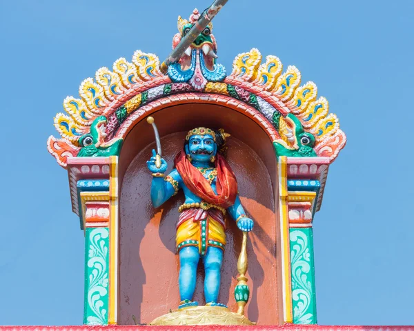 Ayyanar in zijn niche in Pilivalam Village. — Stockfoto
