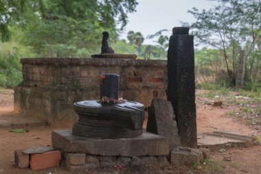 Kothamangalam orman tapınağında Sunak ve Shivalingam.
