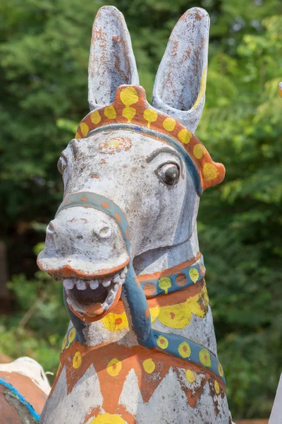 Kothamangalam 馬神社 1 馬頭. — ストック写真