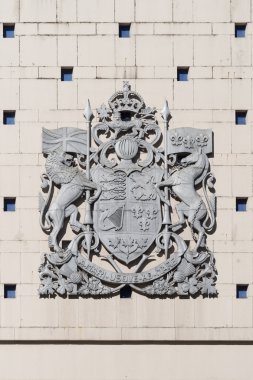 İngiliz bir mari usque ad mare amblemi.