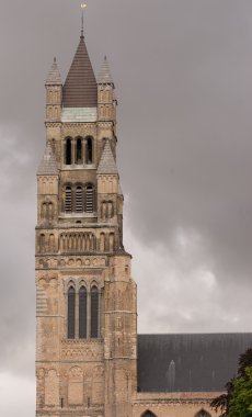 Bruges'deki kule Sint Salvator Cathedral.
