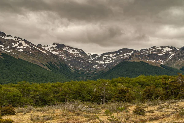 Ushuaia Tierra Del Fuego Argentina Diciembre 2008 Montañas Marciales Reserva — Foto de Stock