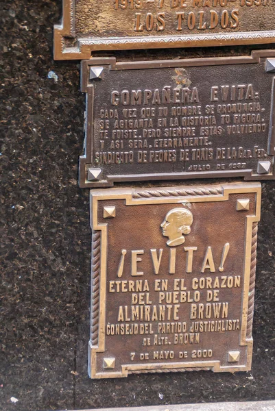 Buenos Aires Argentiana Dicembre 2008 Cimitero Recoleta Primo Piano Delle — Foto Stock