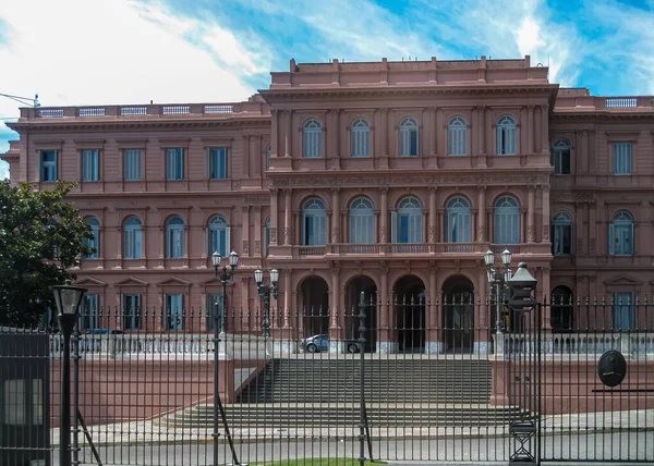 Buenos Aires Argentina Prosinec 2008 Boční Vchod Casa Rosada Budova — Stock fotografie