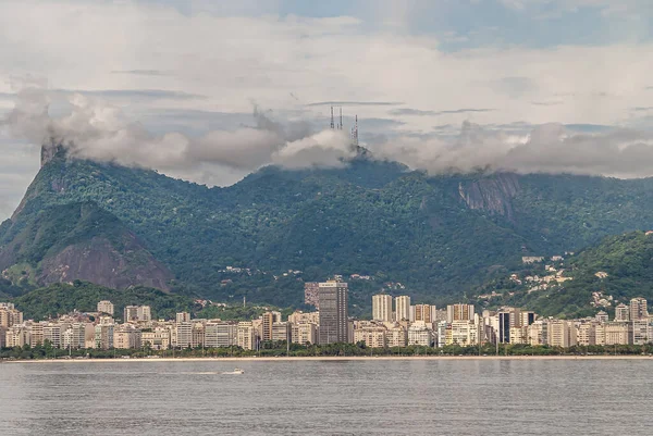 Río Janeiro Brasil Diciembre 2008 Horizonte Del Distrito Flamengo Con — Foto de Stock