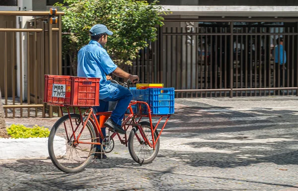 Rio Janeiro Brazil December 2008 Closeup Man Blue Garb His — Stock Photo, Image