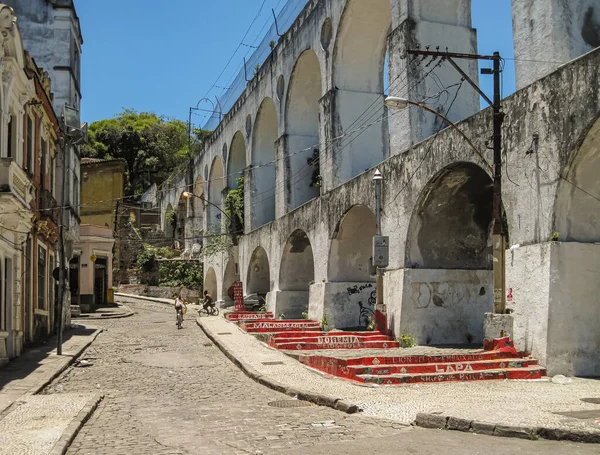 Rio Janeiro Brazylia Grudnia 2008 Santa Teresa Biedne Sąsiedztwo Piętrowy — Zdjęcie stockowe