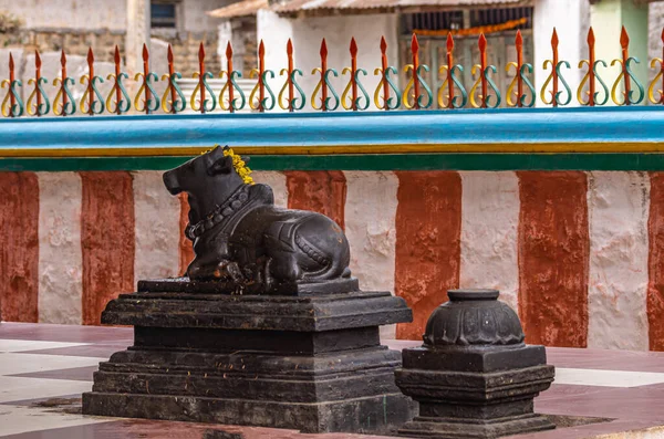 Kadirampura Karnataka Ινδία Νοεμβρίου 2013 Ναός Sri Murugan Μαύρο Άγαλμα — Φωτογραφία Αρχείου