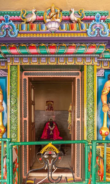 Kadirampura Karnataka Indien November 2013 Sri Murugan Temple Niche Helligdom - Stock-foto