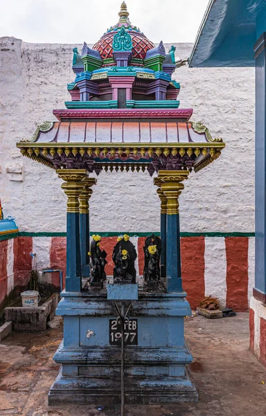 Kadirampura Karnataka India Noviembre 2013 Templo Sri Murugan Conjunto Negro — Foto de Stock