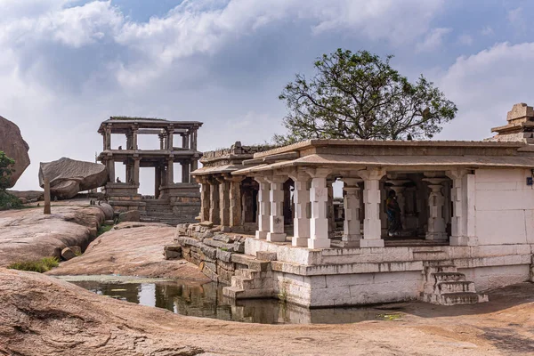 Hampi Karnataka Inde Novembre 2013 Complexe Temple Virupaksha Ruiné Moola — Photo