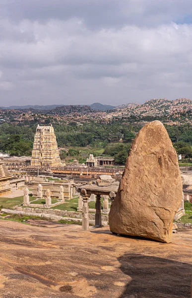 Hampi Karnataka India Noviembre 2013 Virupaksha Temple Complex Retrato Terrenos — Foto de Stock