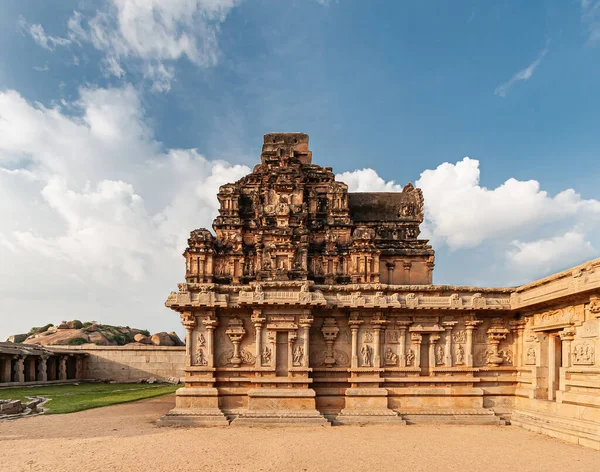 Hampi Karnataka Hindistan Kasım 2013 Hazara Rama Tapınağı Gün Batımı — Stok fotoğraf